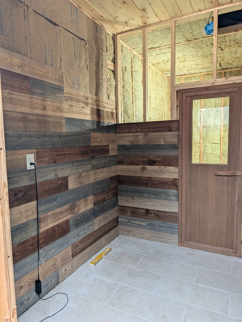 plank walls started