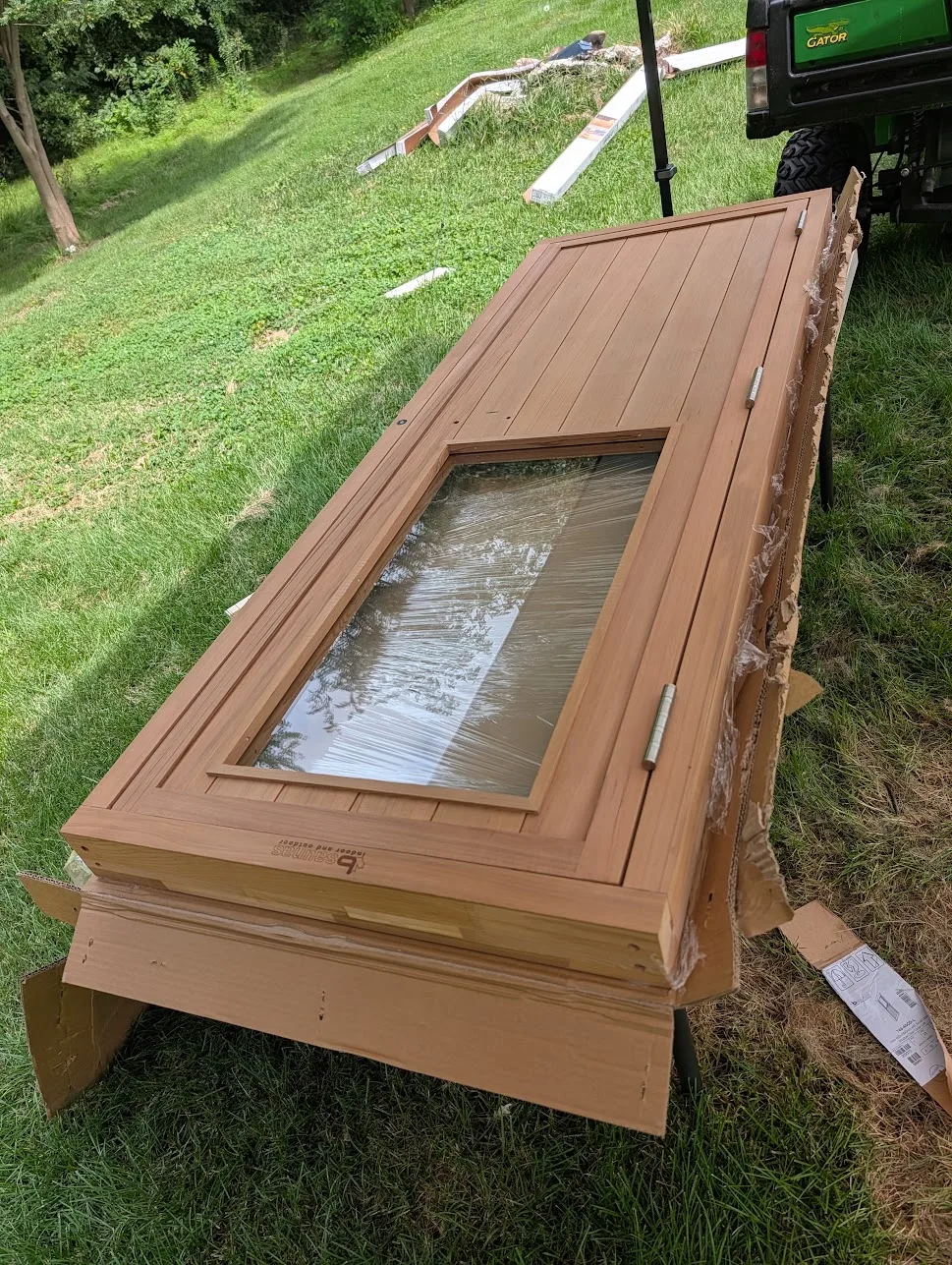 door opened and ready for install