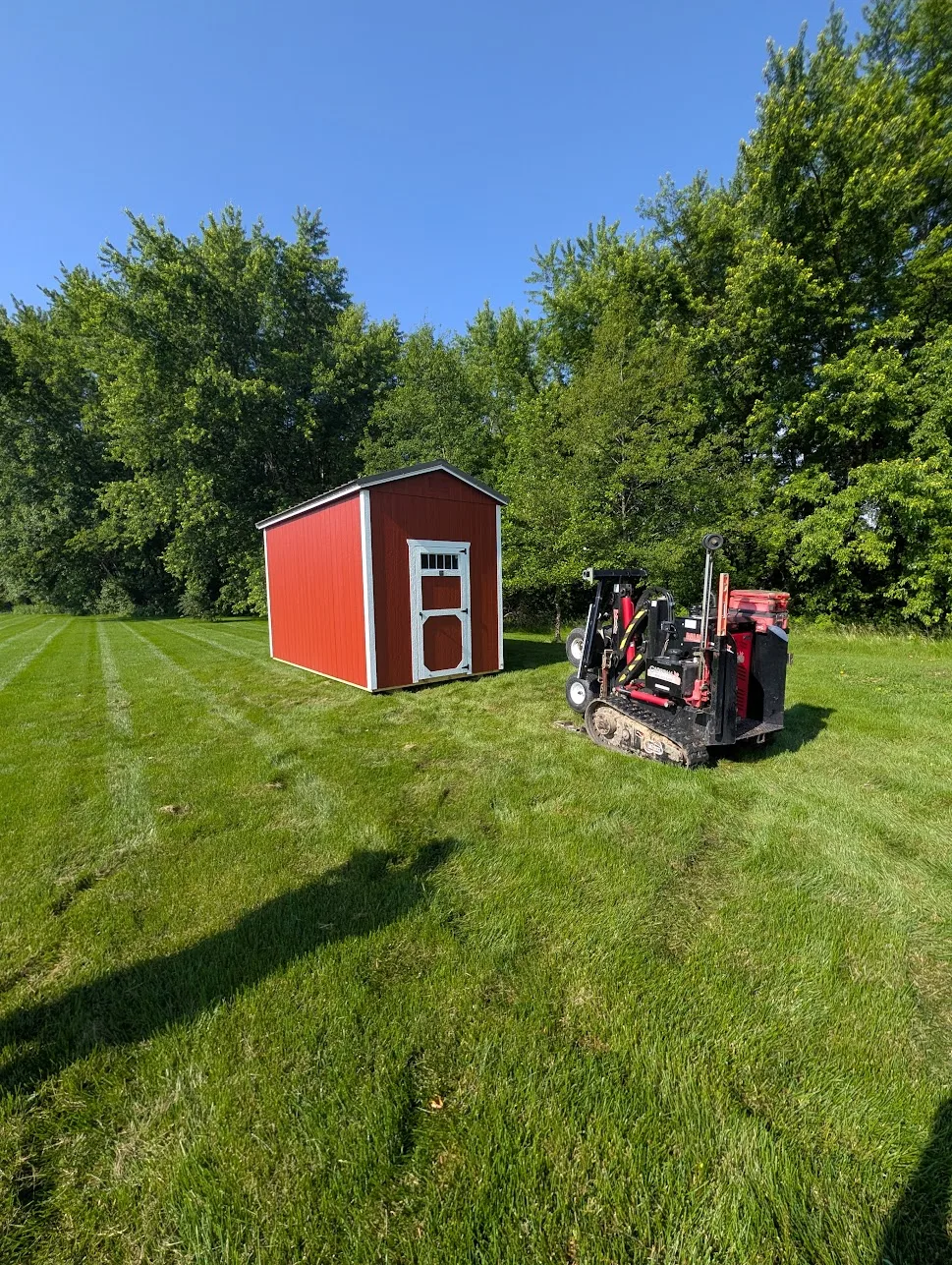 shed in its final place