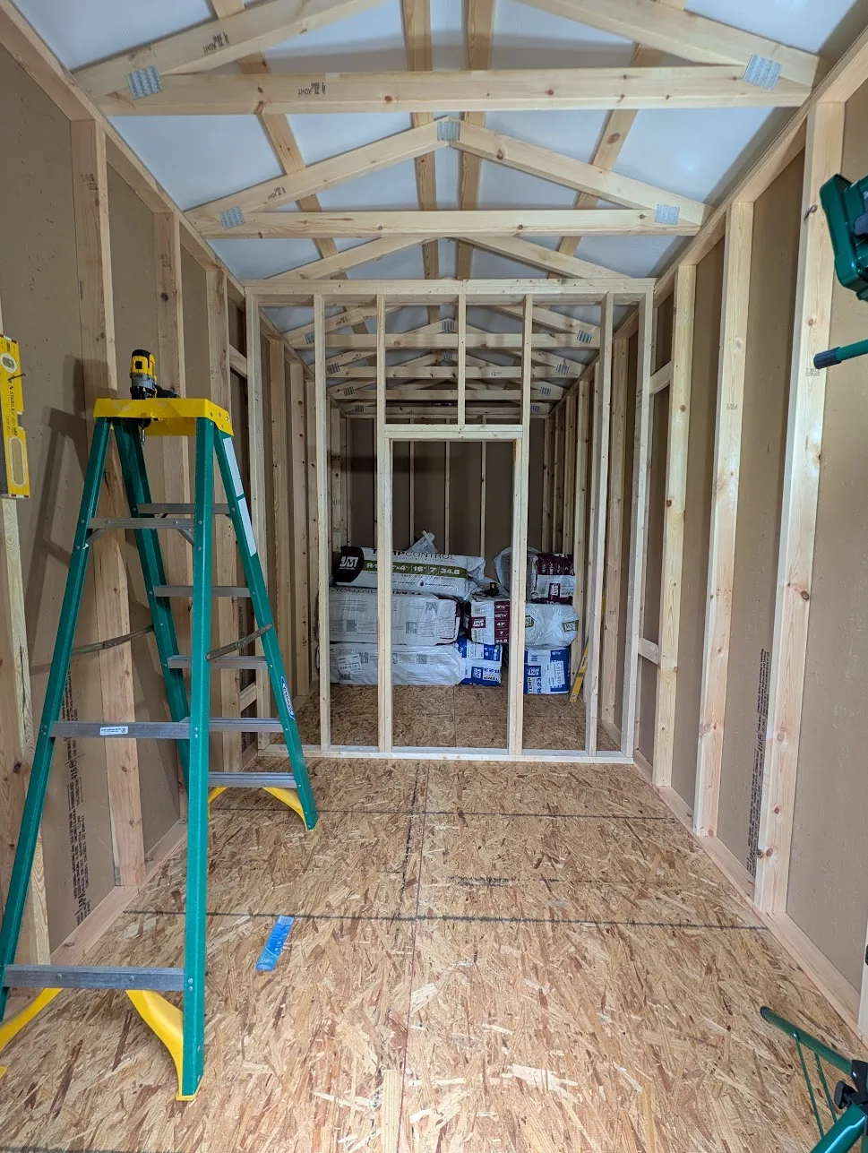 divider wall installed
