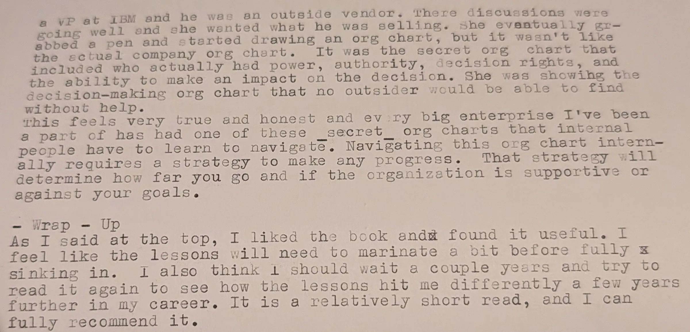 This is Strategy - typed draft page 2